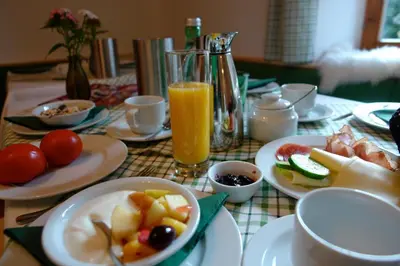 Essen im Hotel oder in der Nähe