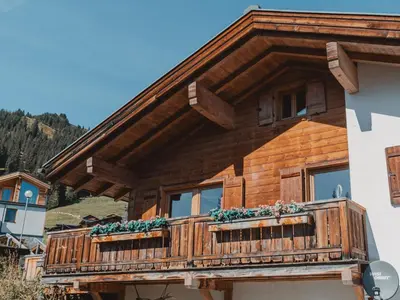 Ein allgemeiner Bergblick oder ein Berglick von der Ferienwohnung aus