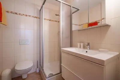 Ein Badezimmer in der Unterkunft Apart Gruber