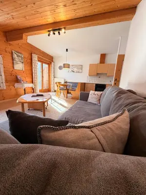 Ein Sitzbereich in der Unterkunft Hof Oberhaus