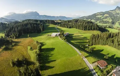 Naturlandschaft in der Nähe des Bauernhofs
