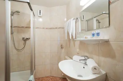 Ein Badezimmer in der Unterkunft Altachhof Hotel und Ferienanlage - Jokercard im Sommer inklusive
