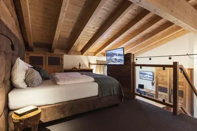 Ein Bett oder Betten in einem Zimmer der Unterkunft Das Glemm Hotel - Joker Card Partner