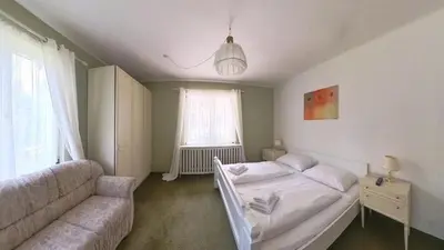 Ein Bett oder Betten in einem Zimmer der Unterkunft Das Christine Appartement