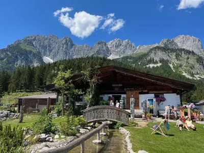 Naturlandschaft in der Nähe des Chalets