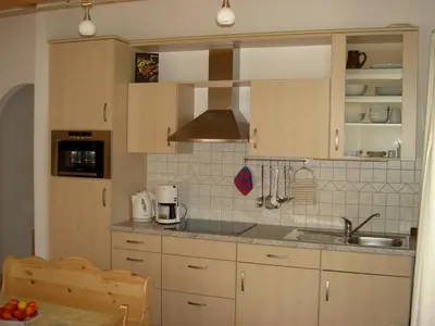Küche/Küchenzeile in der Unterkunft Appartement Barbara