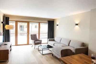 Ein Sitzbereich in der Unterkunft Gerlos Alpine Estate - Gerlos