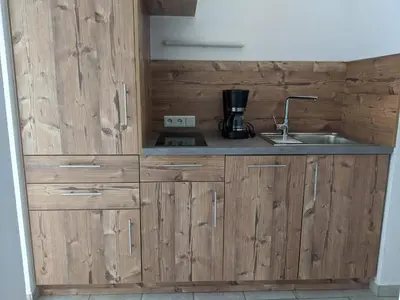 Küche/Küchenzeile in der Unterkunft Neuschwendterhof