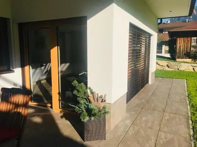 Das Gebäude in dem sich die Ferienwohnung befindet