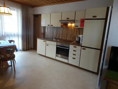 Küche/Küchenzeile in der Unterkunft Appartement Vorreiter