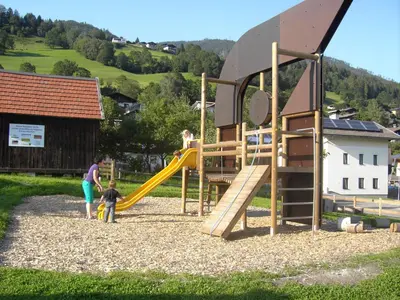 Ein Kinderspielbereich in der Unterkunft Appartement Vorreiter