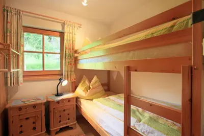Ein Bett oder Betten in einem Zimmer der Unterkunft Kasperbauer