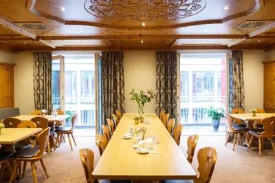 Ein Sitzbereich in der Unterkunft Hotel Stadt Kufstein