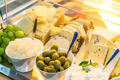 Essen im Hotel oder in der Nähe