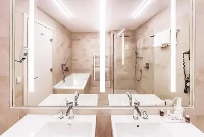 Ein Badezimmer in der Unterkunft Hotel Stadt Kufstein