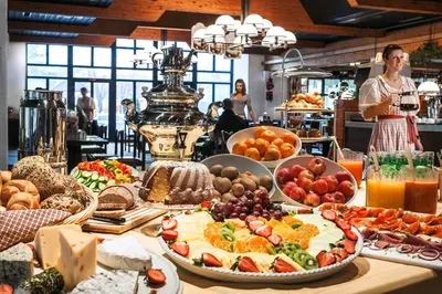Essen im Gasthaus oder in der Nähe
