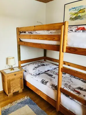 Ein Bett oder Betten in einem Zimmer der Unterkunft Landhaus Feller