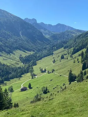 Naturlandschaft in der Nähe des Gasthauses