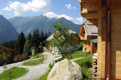 Naturlandschaft in der Nähe des Chalets