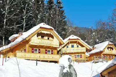 Chalet in Wildkogel near Ski Slopes & Pool im Winter