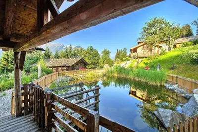 Naturlandschaft in der Nähe des Chalets