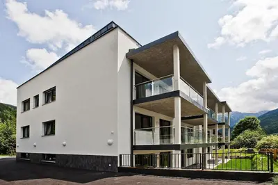 Ein allgemeiner Bergblick oder ein Berglick von der Ferienwohnung aus