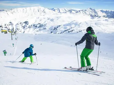 Skifahren in der Ferienwohnung oder in der Nähe