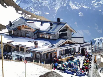 Naturlandschaft in der Nähe des Chalets
