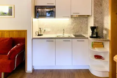 Küche/Küchenzeile in der Unterkunft Apartment in Königsleiten with a shared sauna