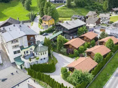 Das Gebäude in dem sich die Ferienwohnung befindet