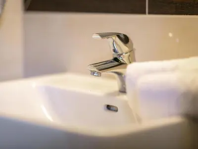 Ein Badezimmer in der Unterkunft Apartment in Fügen near Spieljochbahn