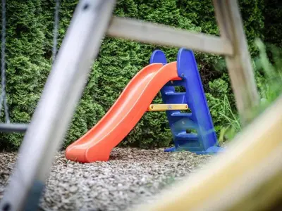 Ein Kinderspielbereich in der Unterkunft Apartment in Fügen near Spieljochbahn