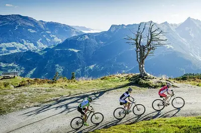 Radfahren an der Unterkunft Chalet in Fügen near Spieljochbahn oder in der Nähe