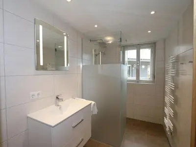Ein Badezimmer in der Unterkunft holiday home Bergheim, Fügen