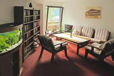 Ein Sitzbereich in der Unterkunft Apartment in Wildschönau by Schatzberg Lift
