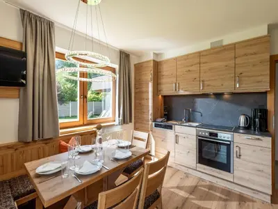 Küche/Küchenzeile in der Unterkunft Apartment in Brixental near Hiking Trails