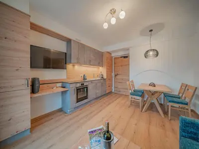 Küche/Küchenzeile in der Unterkunft Apartment in Brixen im Thale with parking