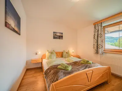 Ein Bett oder Betten in einem Zimmer der Unterkunft Apartment in Brixen near Wilder Kaiser Gondola