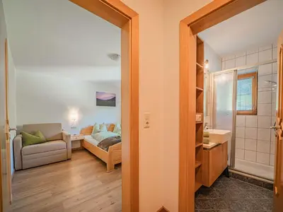 Ein Badezimmer in der Unterkunft Apartment in Brixen near Wilder Kaiser Gondola