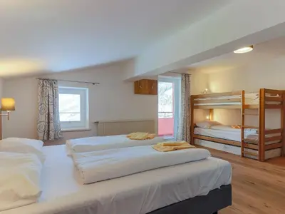 Ein Bett oder Betten in einem Zimmer der Unterkunft Chalet in Krimml near Zillertal Slopes
