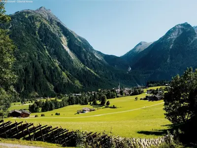 Naturlandschaft in der Nähe des Ferienhauses