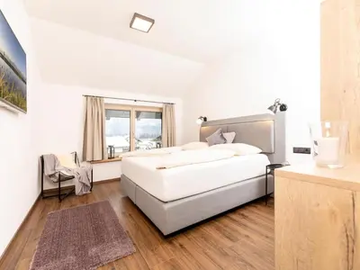 Ein Bett oder Betten in einem Zimmer der Unterkunft Apartment in Strass im Zillertal in a beautiful setting