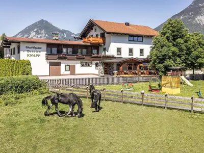 Ein allgemeiner Bergblick oder ein Berglick von der Ferienwohnung aus