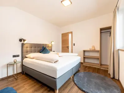 Ein Bett oder Betten in einem Zimmer der Unterkunft Penthouse in Strass near Zillertal Alps