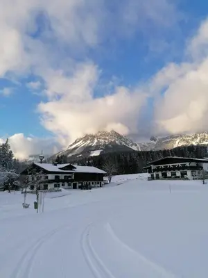 Pension Sunnbichl im Winter