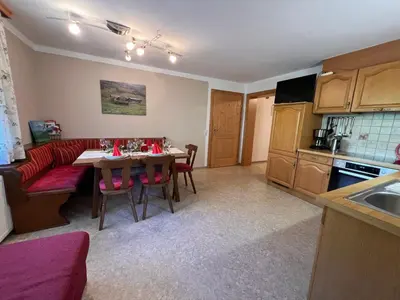 Küche/Küchenzeile in der Unterkunft Apartment Bauernhof Gasteg - L by Interhome