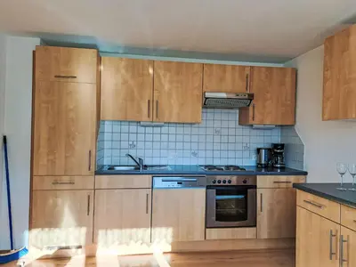 Küche/Küchenzeile in der Unterkunft Apartment Alpenblick by Interhome