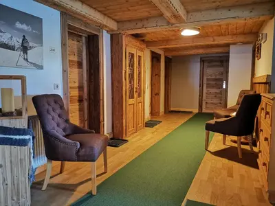 Ein Sitzbereich in der Unterkunft Gasthaus Auwirt