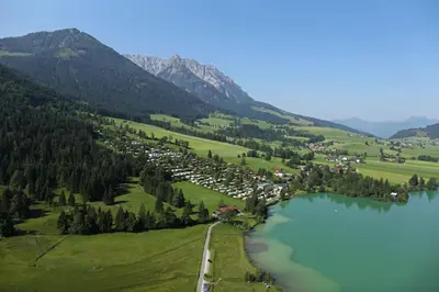 Naturlandschaft in der Nähe des Campingplatzes