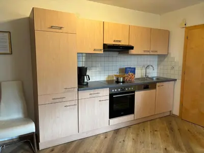 Küche/Küchenzeile in der Unterkunft Ferienwohnung Eberharter
